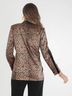 Emily McCarthy Animal Print Brown Bristol Blazer in Lady Leopard Size S - photo 4