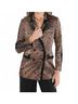 Emily McCarthy Animal Print Brown Bristol Blazer in Lady Leopard Size XS - photo 2