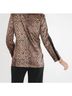 Emily McCarthy Animal Print Brown Bristol Blazer in Lady Leopard Size XS - photo 4