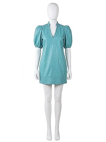 Emily McCarthy Hampton Dress Vegan Mini in Seaglass (view 1)