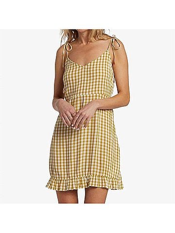 Billabong Heart Breaker Dress in Green (view 2)