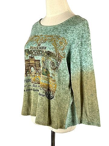 Faded Glory 3/4 Sleeve T-Shirt (view 2)