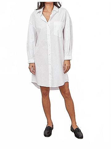 Rails Parson Shirtdress in White (view 2)