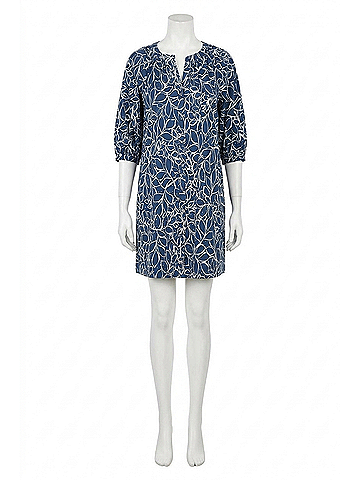 Velvet by Graham & Spencer Summer Dress in Navy (view 1)