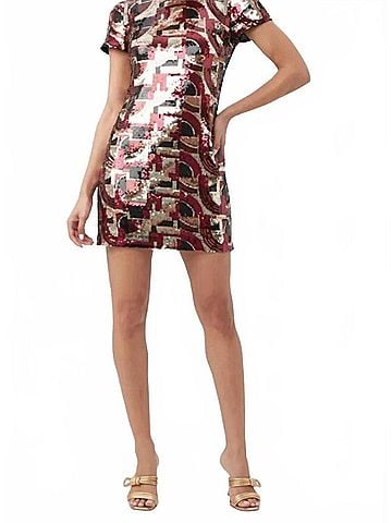 Trina Turk Lupine 2 Dress in Multi Sparkle (view 2)