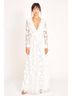 LoveShackFancy White Sylvester Maxi Gown in White Size 2 - photo 3