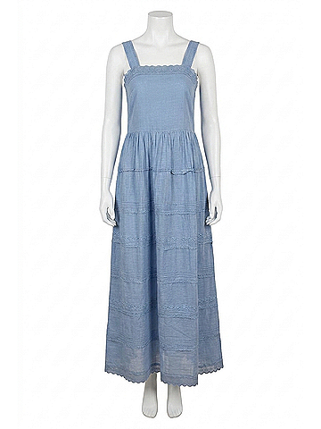 The Great. The Reverie Dress in Pale Blue (view 1)