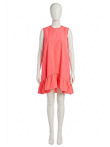Essentiel Antwerp Hibernate Sleeveless Mini Dress in Calypso Pink (view 1)
