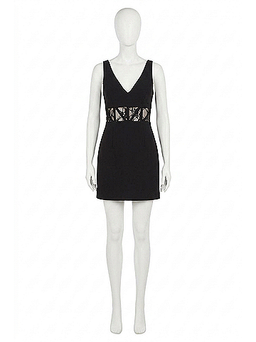 Allison Candice Dress in Black (view 1)