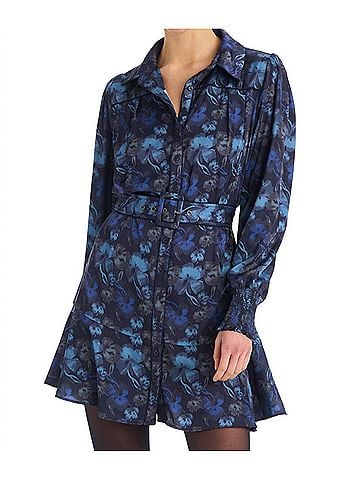 Allison Dylan Mini Dress in Midnight Floral (view 2)