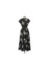 Free People 100% Polyester Floral Black Multi Color Cocktail Dress Size 6 - photo 2
