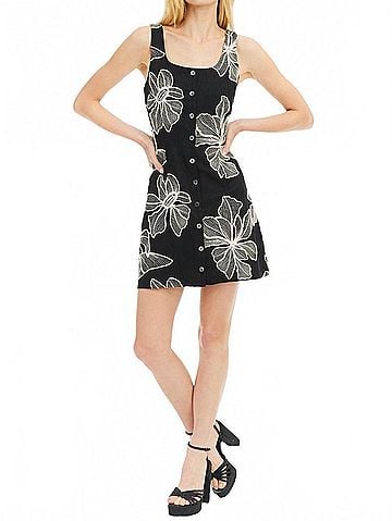 Allison Renee Mini Dress in Black (view 2)