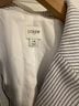 J.Crew Stripes White Blue Blazer Size 18 - photo 3