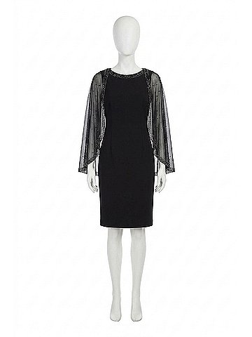 Joseph Ribkoff Sheath Dress in Black (view 1)