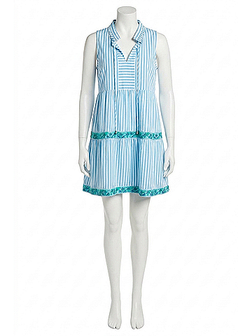 Tommy Bahama Marina Isle Short Dress in Glass Bead Blue (view 1)