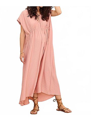 Hatch The Neema Caftan in Desert Clay (view 2)