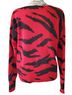 Elliott Lauren Animal Print Red Black Pullover Sweater Size XS - photo 2