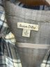 Raison D'etre Plaid Blue White Button-Down Shirt Size S - photo 3