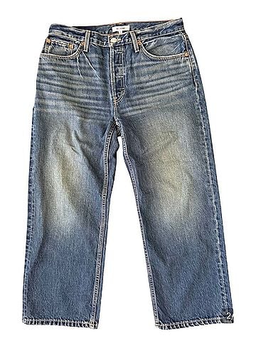 RE/DONE The Loose Crop Jeans (view 1)