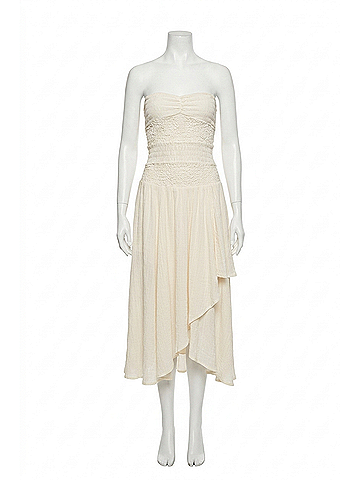 Free People Sparkling Moment Midi Dress in Ivory (view 1)
