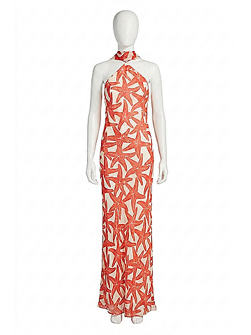 Amanda Uprichard Santorelli Dress in Starfish Print (view 1)