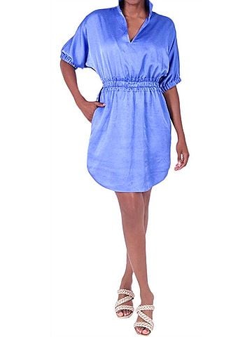 Emily McCarthy Palmer Dress in Juniper Berry (view 2)