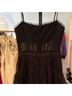 BCBGMAXAZRIA 100% Polyester Solid Black Cocktail Dress Size 2 - photo 6