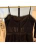 BCBGMAXAZRIA 100% Polyester Solid Black Cocktail Dress Size 2 - photo 9