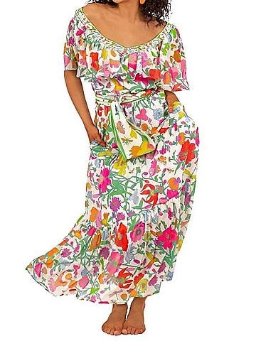 Gretchen Scott Designs Arles Dress in Brights (view 2)