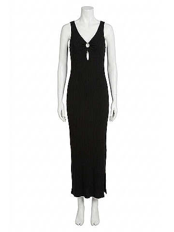 Project Social T Ribbed Sweater Dress in Black (view 1)