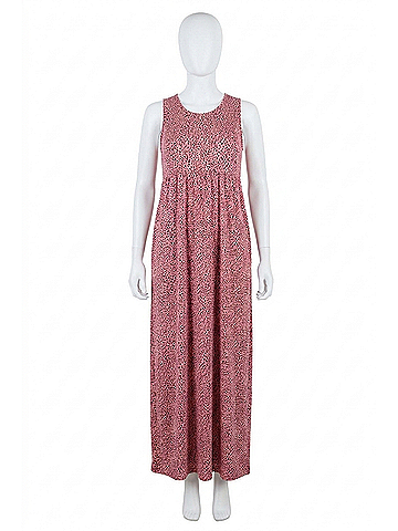 Michelle Mae Maxi Dress in Pink Dot (view 1)
