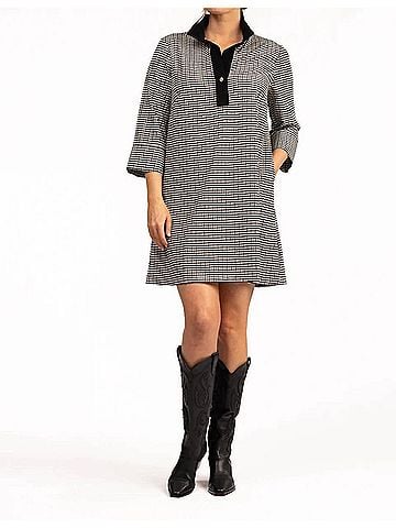 SMITH & QUINN Sophia Long Sleeves Dress in French Gingham (view 2)