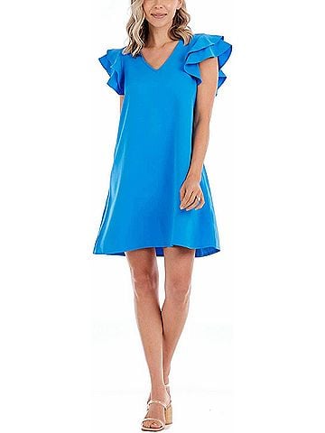 Mud Pie Brighton Dress in Blue (view 2)