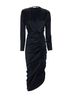 Veronica Beard Solid Blue Women's Cameri Dress in Blue Size 2 - photo 1