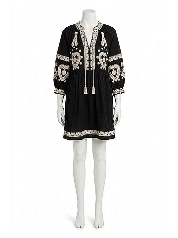 Tyler Boe Carmen Dress in Black (view 1)