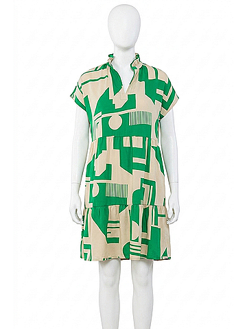 THML Leslie Midi Dress in Cream (view 1)