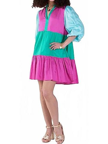 Emily McCarthy Frankie Bangle Dress in Multi (view 2)