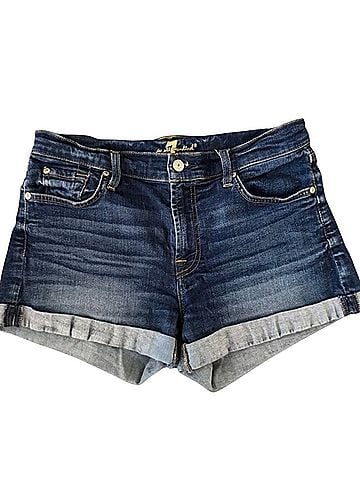 7 For All Mankind Denim Shorts (view 1)