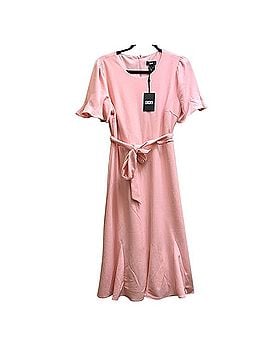 DKNY Flutter Sleeve Fit & Flare Midi Dress Casual Dress (view 2)