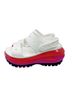 Crocs White Pink Red Sandals Size 9 - photo 2