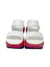 Crocs White Pink Red Sandals Size 9 - photo 3