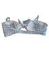Cupshe Graphic Checkered-gingham Blue White Two Piece Swimsuit Size M - photo 2