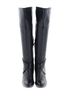 Marc Fisher 100% Leather Black Boots Size 6 1/2 - photo 2