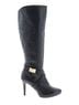 Marc Fisher 100% Leather Black Boots Size 6 1/2 - photo 1