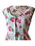 Express 100% Rayon Floral Pink Blue Romper Size 2 - photo 3
