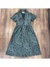 Tuckernuck 100% Polyester 3% Spandex 97% Polyester Floral Green Multi Color Casual Dress Size S - photo 4
