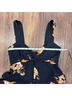 A.L.C. 100% Silk Floral Black White Cocktail Dress Size 4 - photo 7