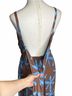 LOFT The Original 100% Viscose 100% Rayon Tie-dye Brown Blue Jumpsuit Size M - photo 9