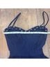 Stop Staring! Polka Dots Blue White Casual Dress Size XS - photo 6