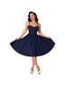 Stop Staring! Polka Dots Blue White Casual Dress Size XS - photo 1